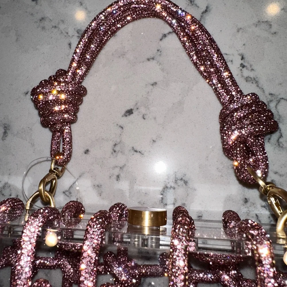 Cult Gaia Bess rhinestone shoulder bag - Picture 9 of 14